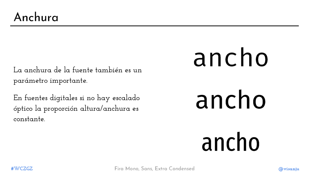 Diapositiva 23: Anchura